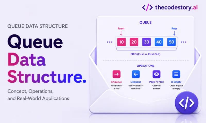 Queue Data Structure Explained With Easy Code